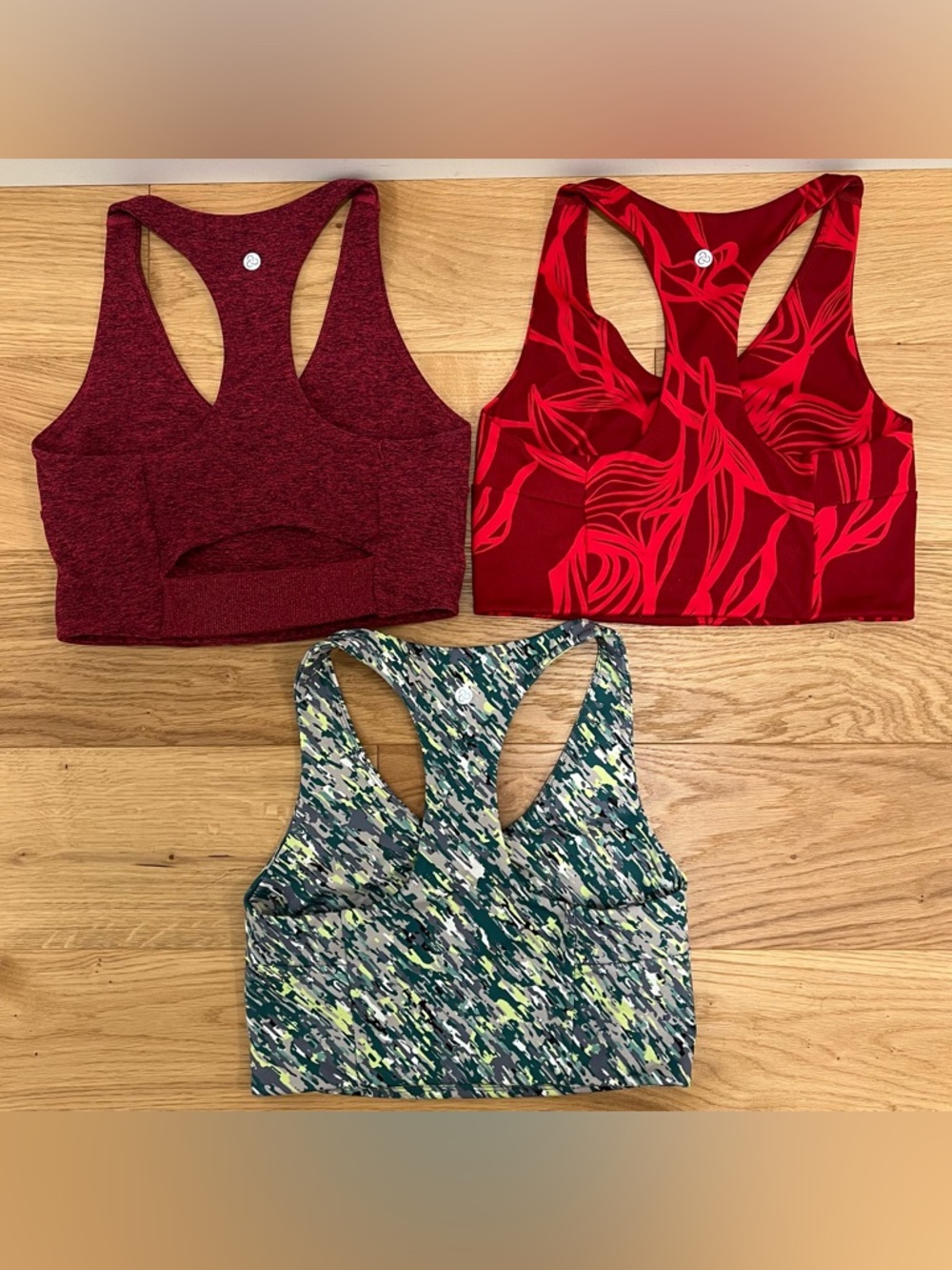 Zella Longline Sports Bras x 3 Size S